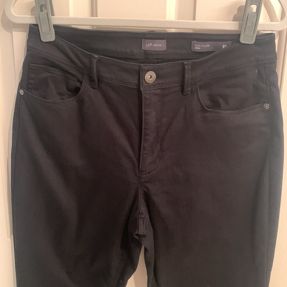 J. Jill Classic Black Flare Jeans